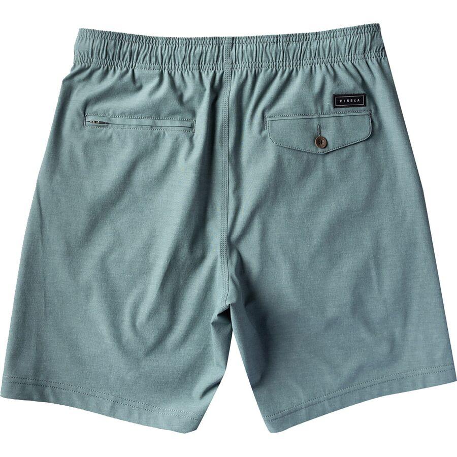 Backcountry Vissla Hemp No See Ums Eco 18in Elastic Walkshort - Men's Black