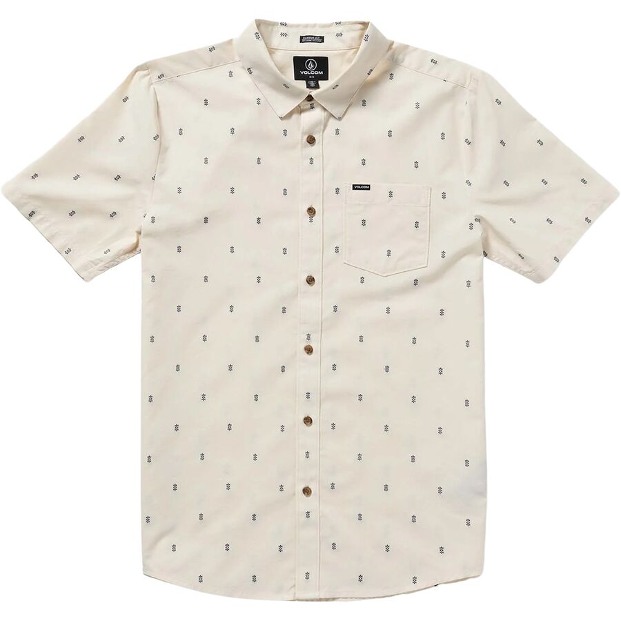 Backcountry Volcom Bankstone Short-Sleeve Shirt - Men's Dirty White