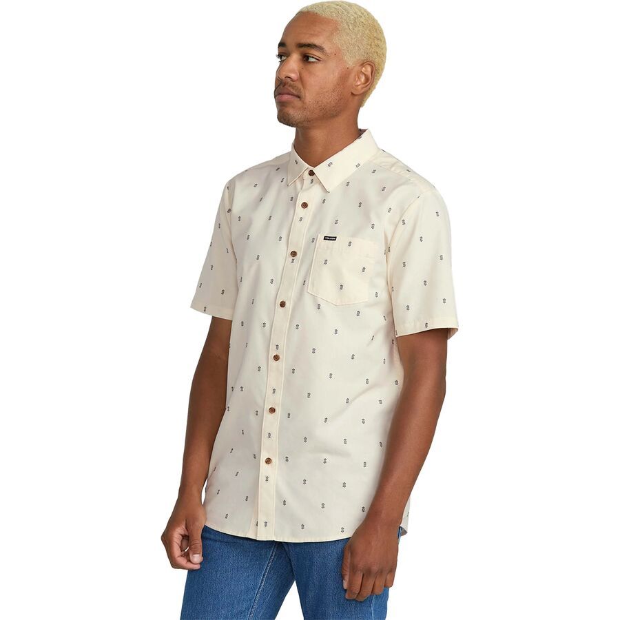 backcountry Volcom Bankstone Short-Sleeve Shirt - Men's Dirty White