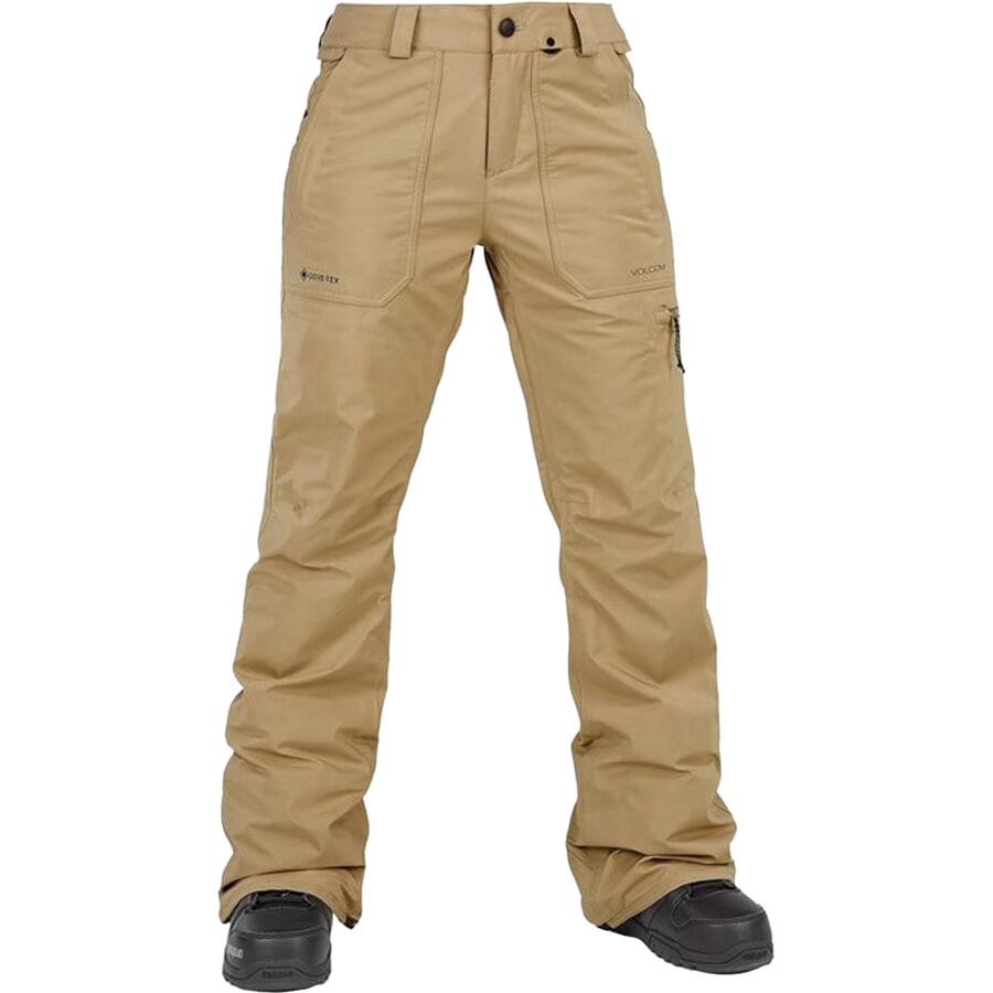Backcountry Volcom Knox Insulated Gore-Tex Pant - Women's Dark Khaki
