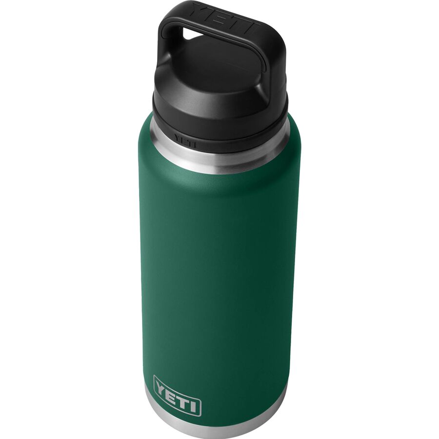 Backcountry YETI Rambler 36oz Chug Water Bottle Black Forest Green