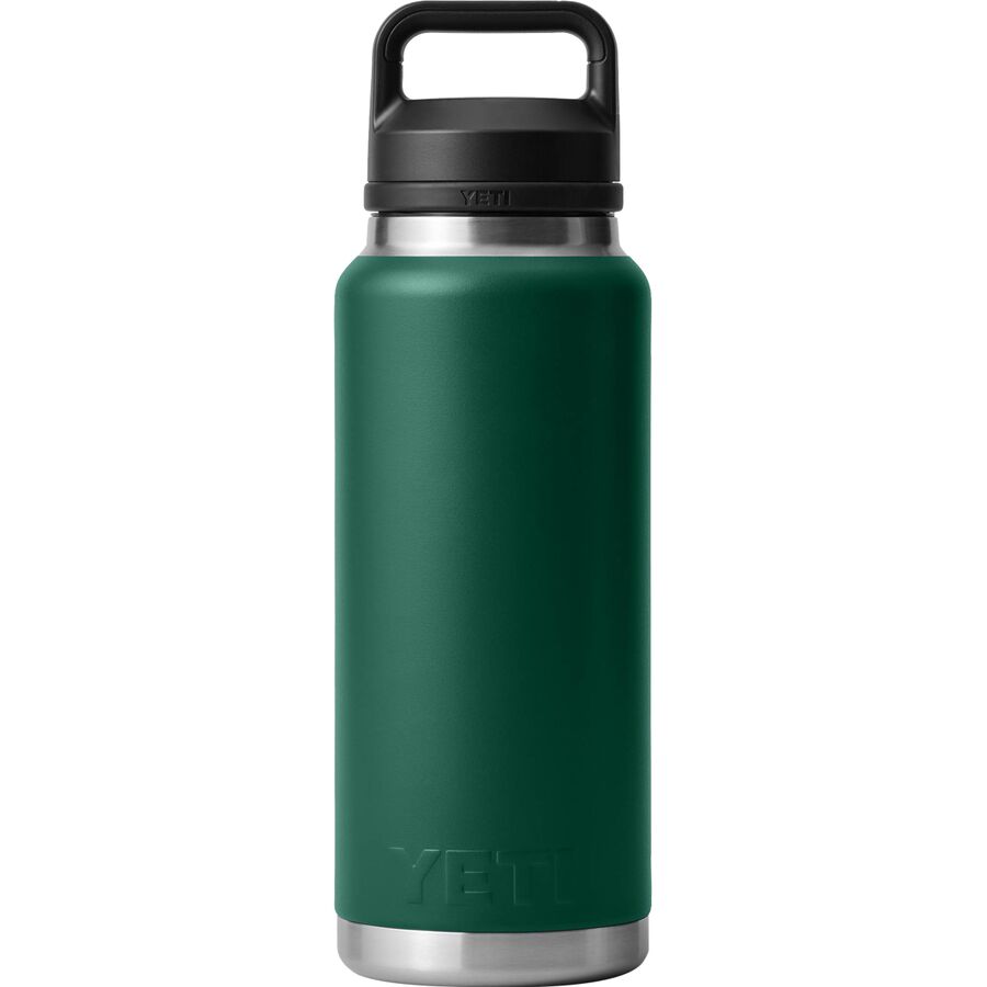 Backcountry YETI Rambler 36oz Chug Water Bottle Black Forest Green