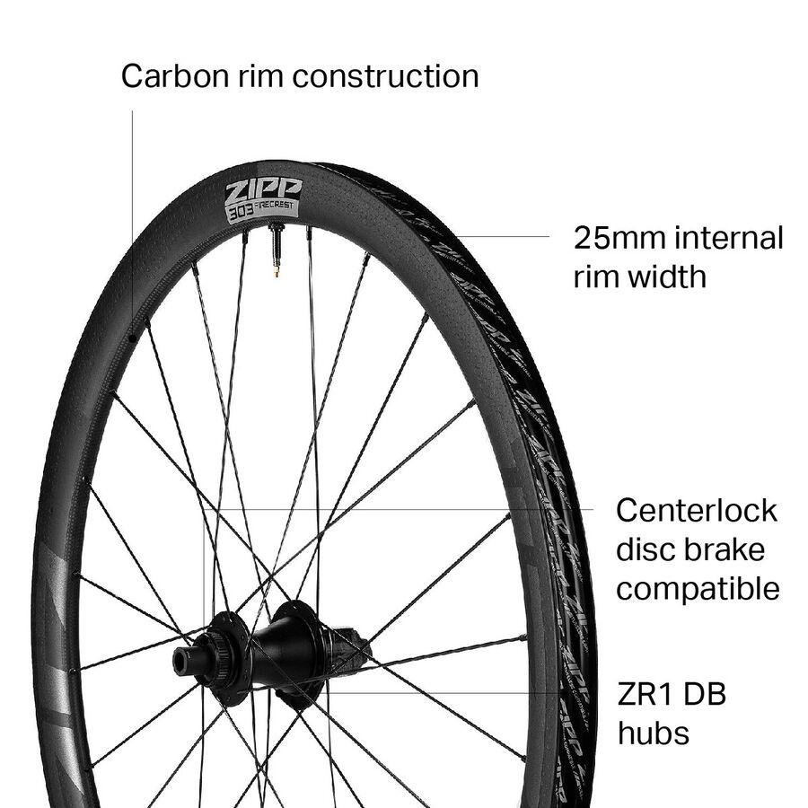 Backcountry Zipp 303 Firecrest Carbon Disc Brake Wheel - Tubeless