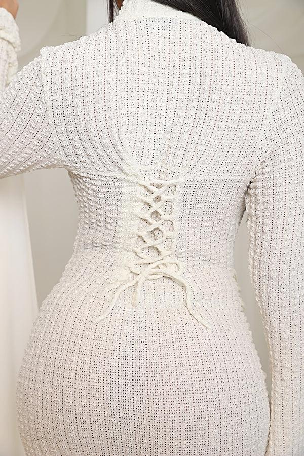 Bad Society Club Blake Dress - Beige