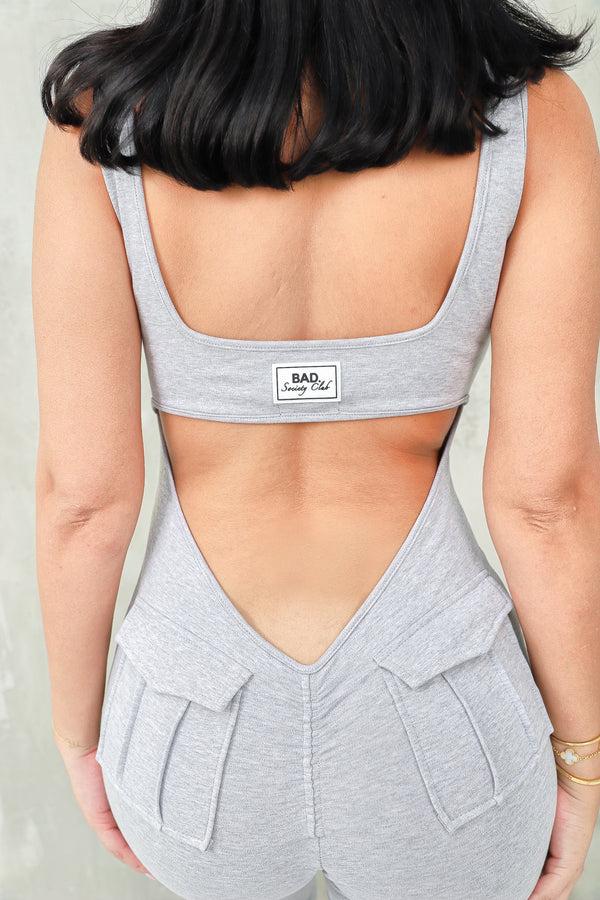 Bad Society Club Ella Jumpsuit - Grey