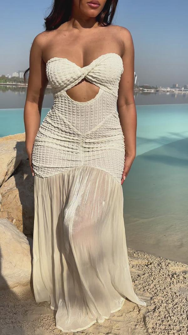 Bad Society Club Mariah Dress - Cream