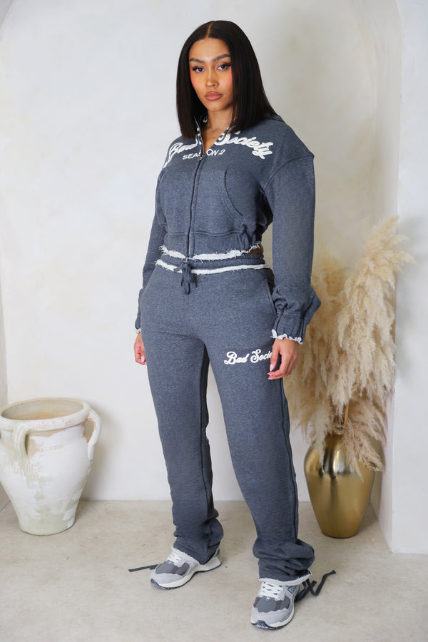 Bad Society Club Season 2 Hoodie - Charcoal