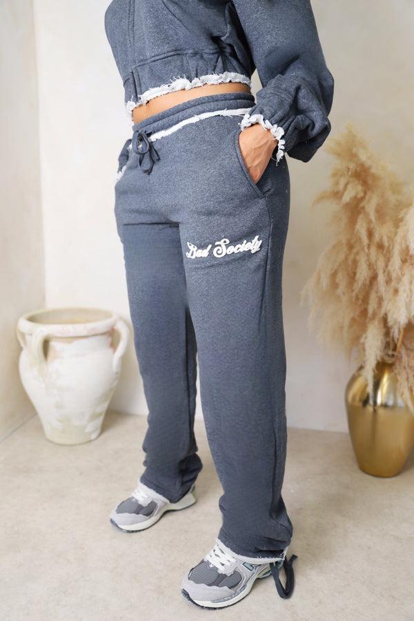 Bad Society Club Season 2 Joggers - Charcoal