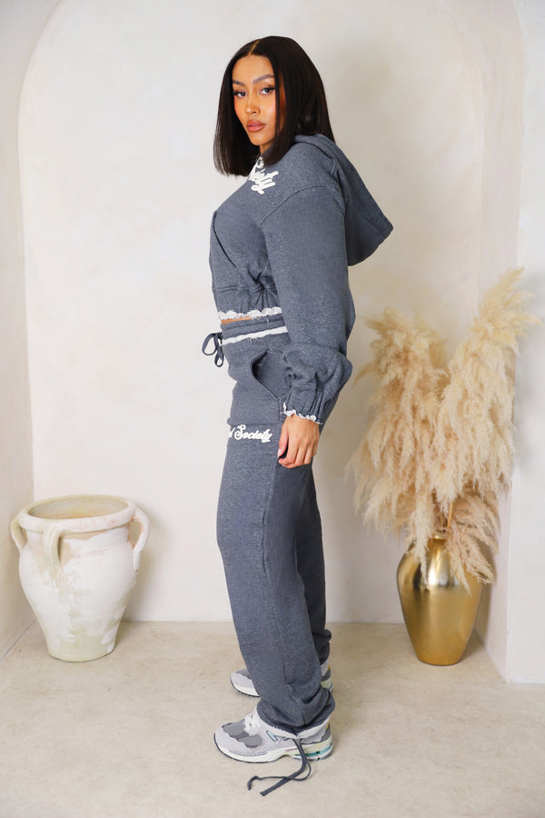 Bad Society Club Season 2 Joggers - Charcoal