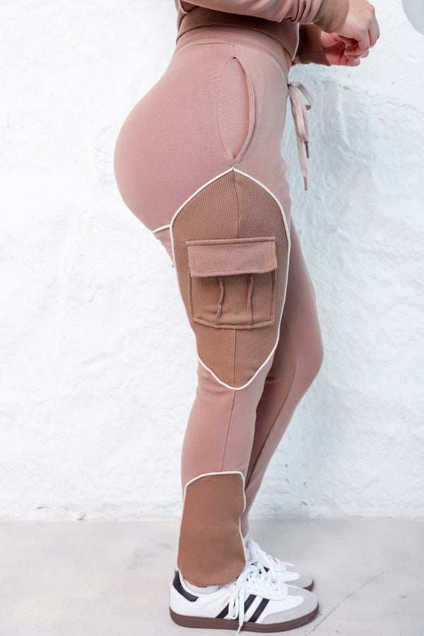 Bad Society Club Society Joggers - Brown