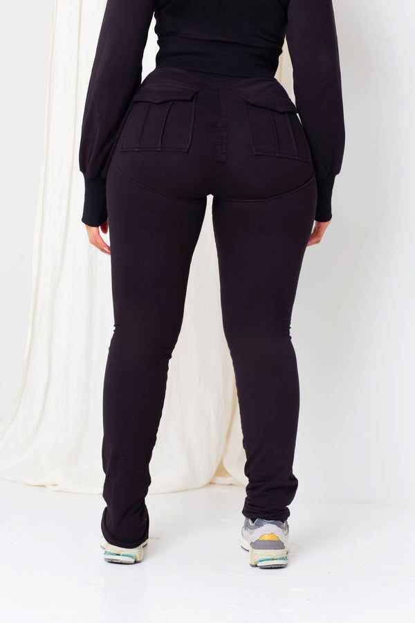 Bad Society Club Soft Life Joggers - Black