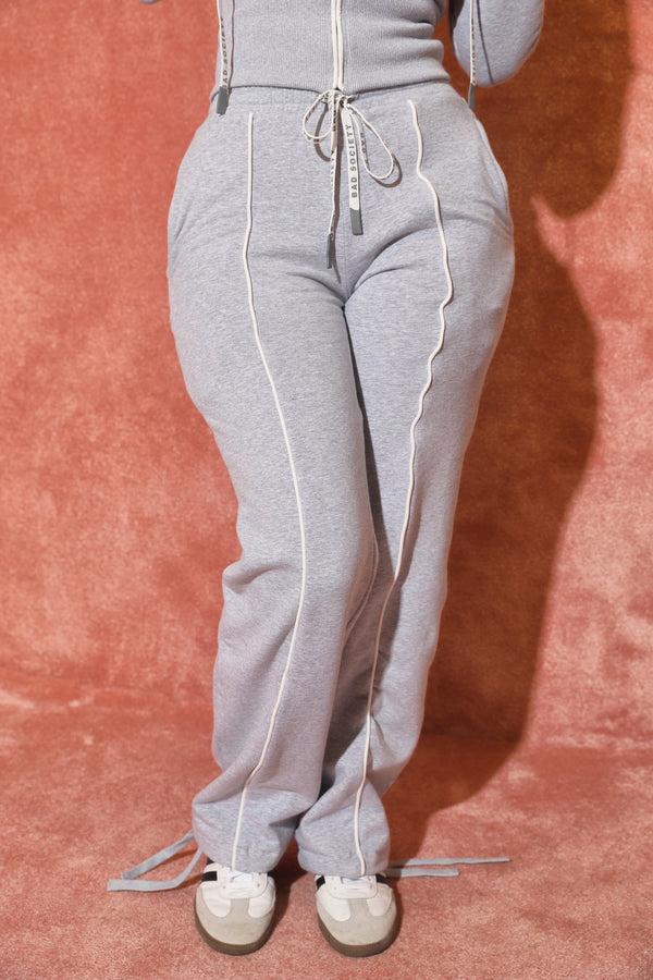 bad society club Zen Fleece Joggers - Grey