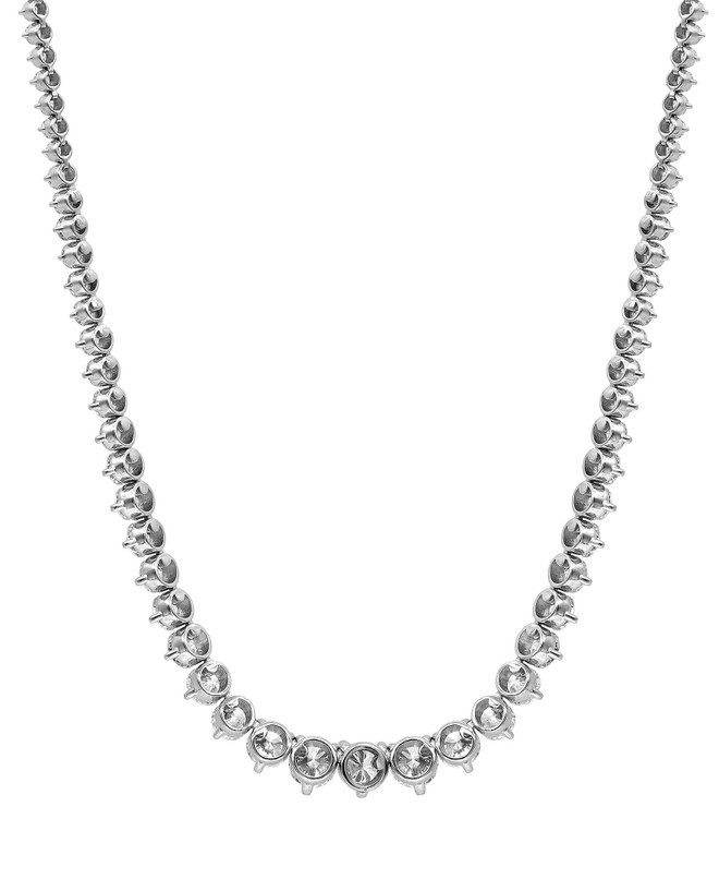Badgley Mischka 15CTTW Diamond Graduated Collar Necklace