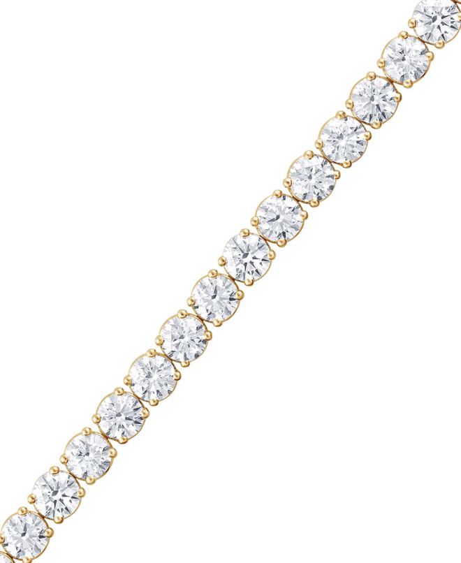 Badgley Mischka 20CTTW Round Cut Diamond Tennis Bracelet