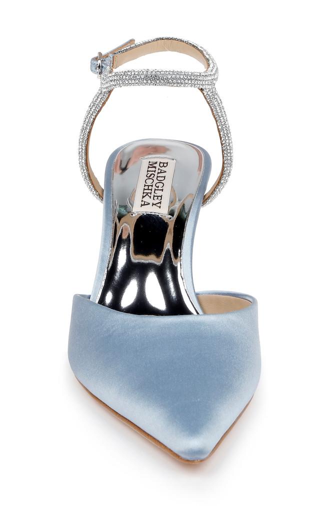 Badgley Mischka Autumn Ankle Strap Kitten Heel Pumps