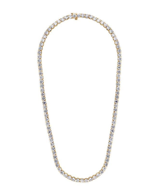Badgley Mischka 28 1/2CTTW Diamond Tennis Necklace