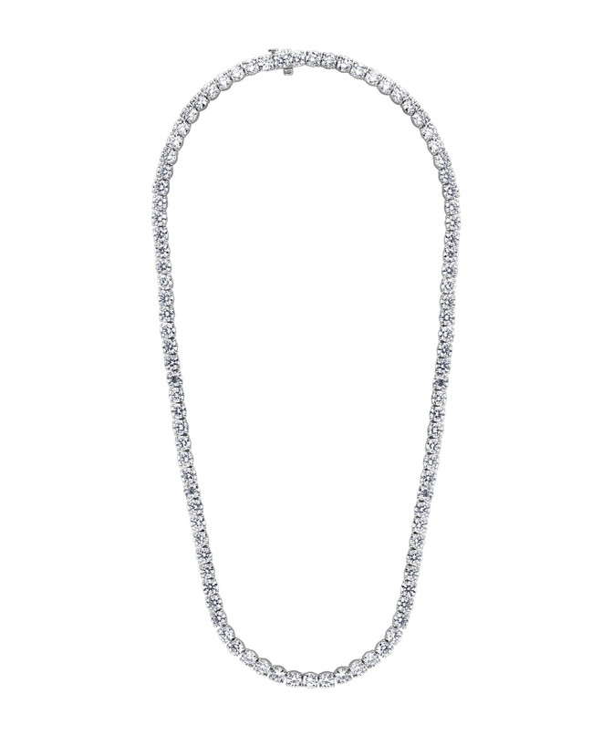 Badgley Mischka 28 1/2CTTW Diamond Tennis Necklace