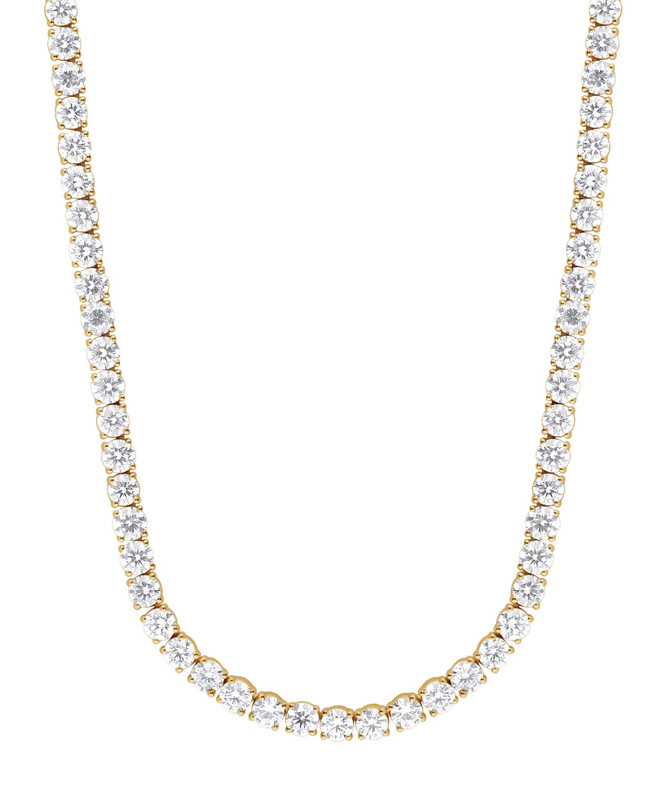 badgley mischka 28 1/2CTTW Diamond Tennis Necklace