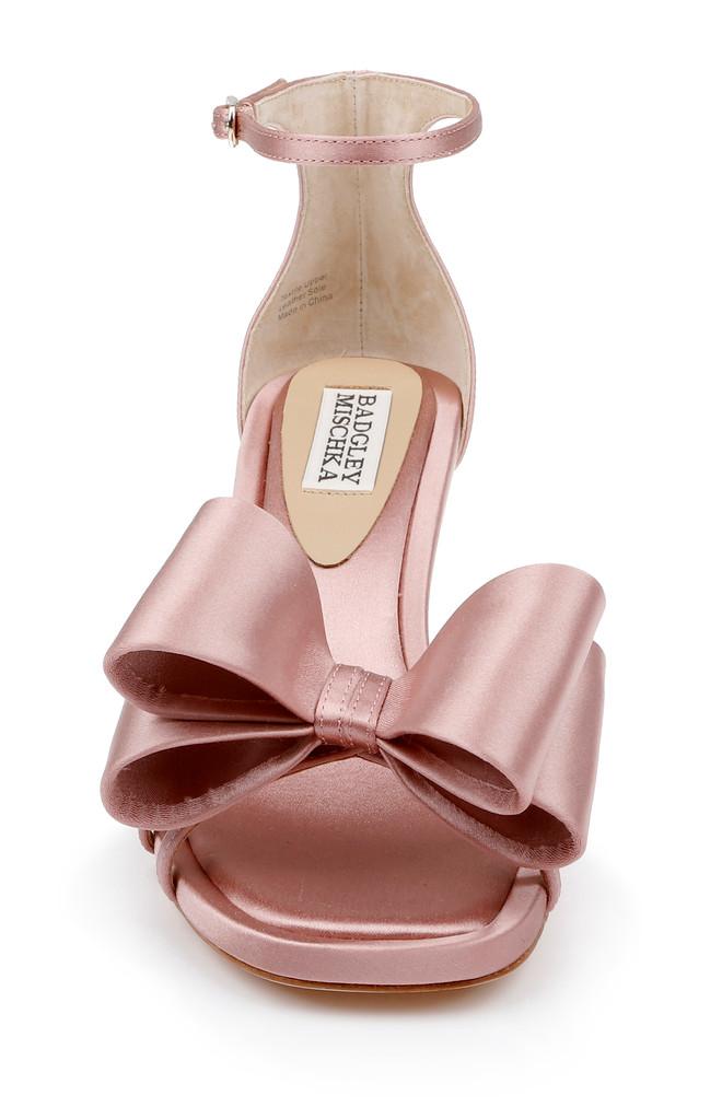 Badgley Mischka Alysha Open Toe Kitten Heels