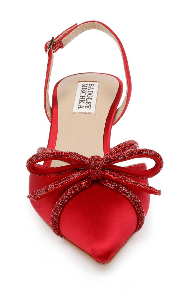 Badgley Mischka Angelina Slingback Kitten Heels