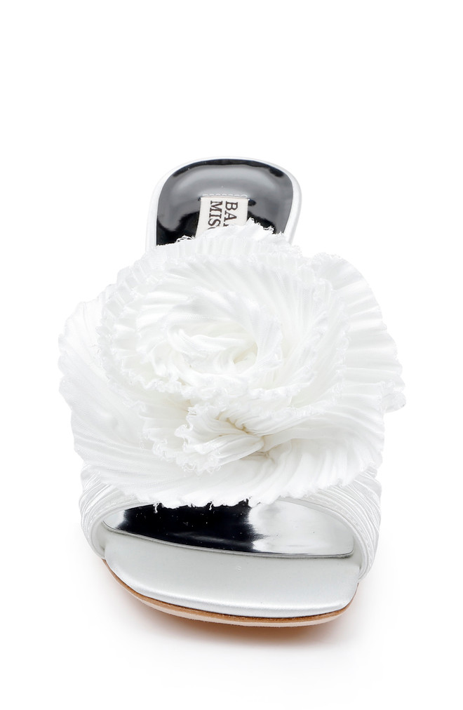 Badgley Mischka Blythe Slide With Floral Detail