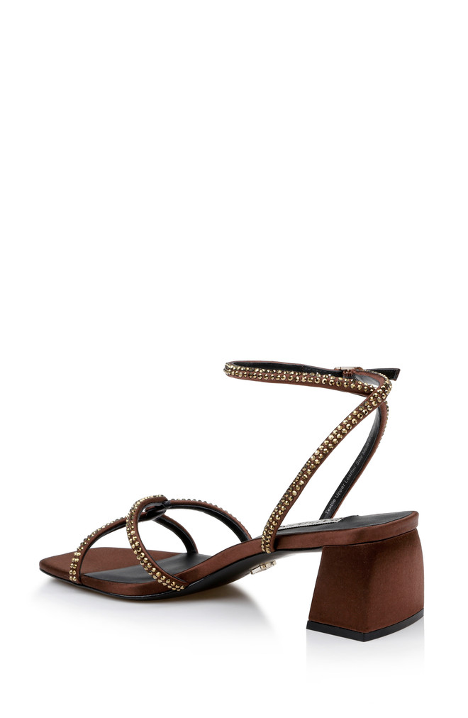Badgley Mischka Brisa Low Block Heeled Sandal