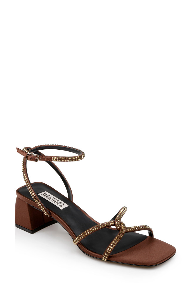 badgley mischka Brisa Low Block Heeled Sandal