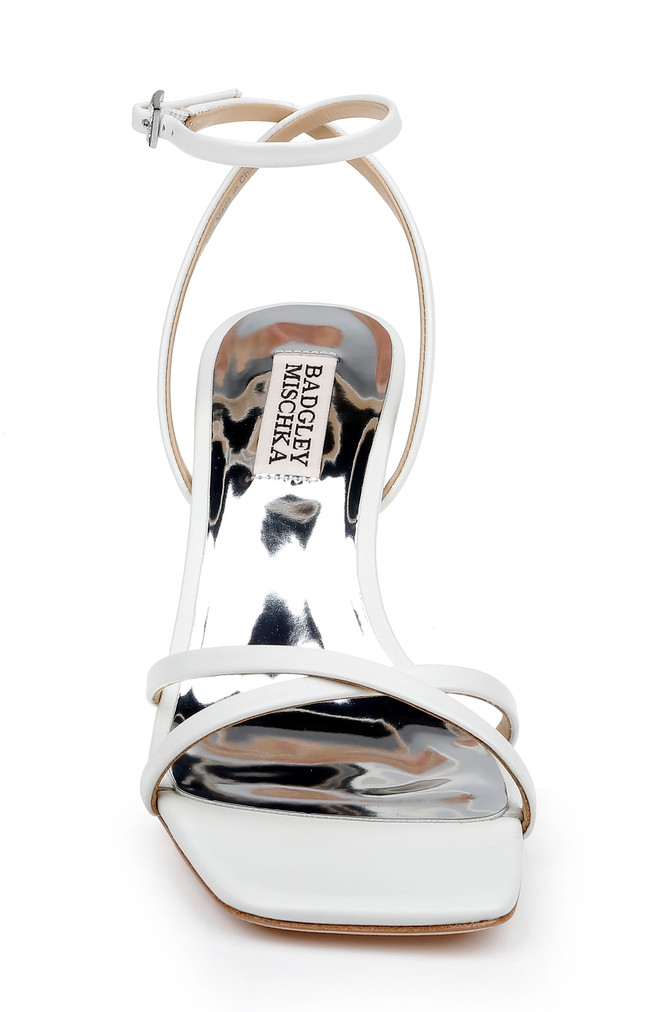 Badgley Mischka Callie Beaded Heel Sandal