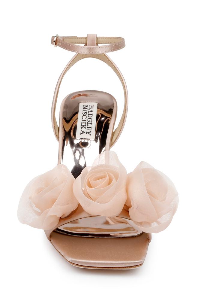 Badgley Mischka Carli Rosette Block Heels