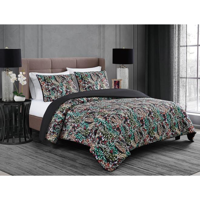 Badgley Mischka Cassat Floral Duvet Set