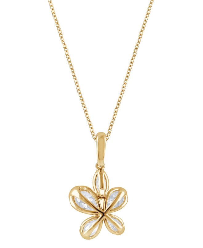 Badgley Mischka Diamond Butterfly Pendant Necklace