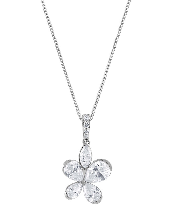 Badgley Mischka Diamond Butterfly Pendant Necklace