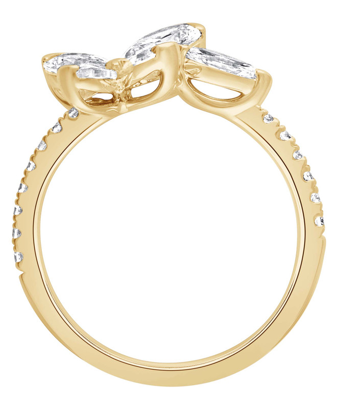 Badgley Mischka Diamond Butterfly Ring