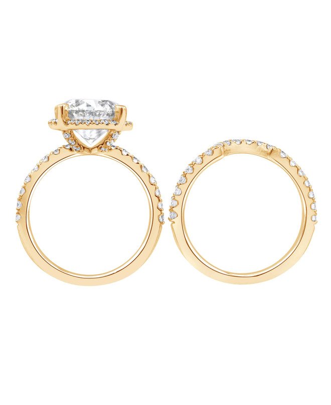 Badgley Mischka Diamond Rings Bridal Set