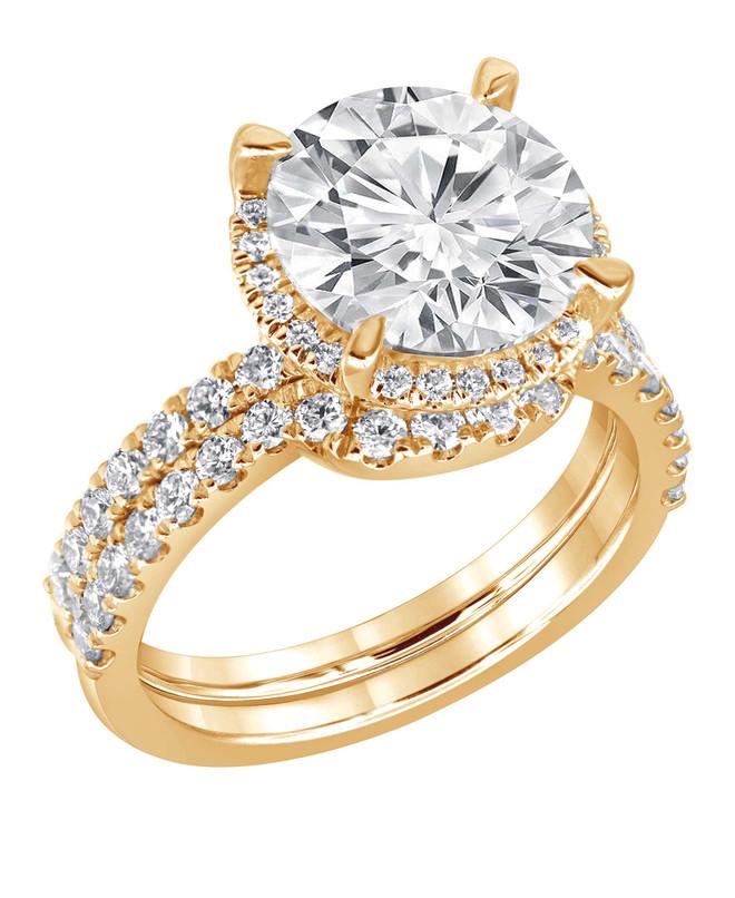 badgley mischka Diamond Rings Bridal Set