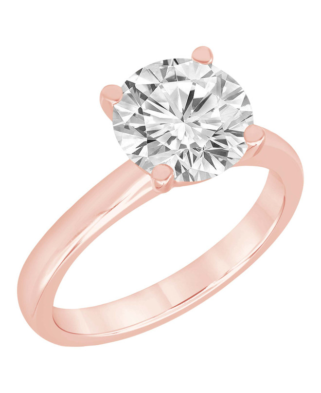 Badgley Mischka Diamond Solitaire Engagement Ring