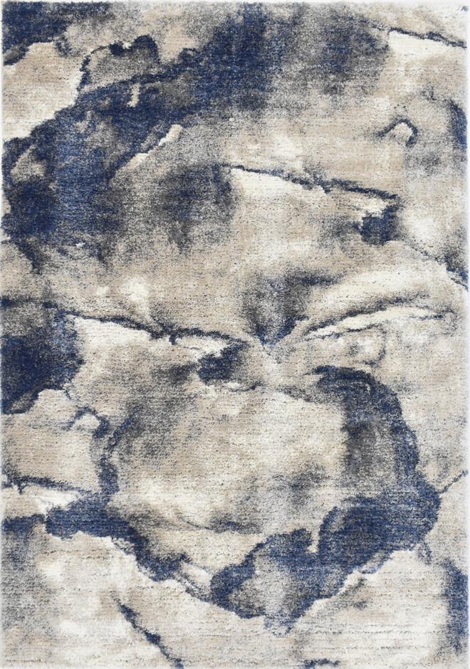 badgley mischka Downpour Blue Statement Rug