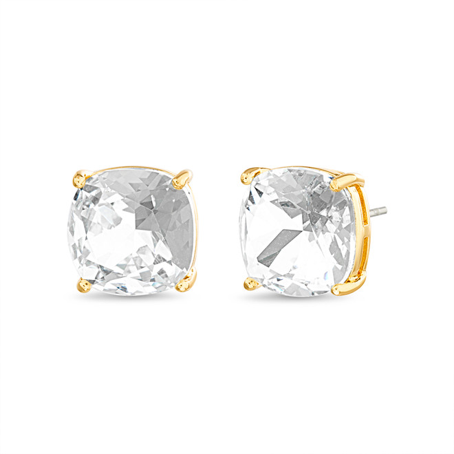 badgley mischka Everyday Crystal Stone Studs