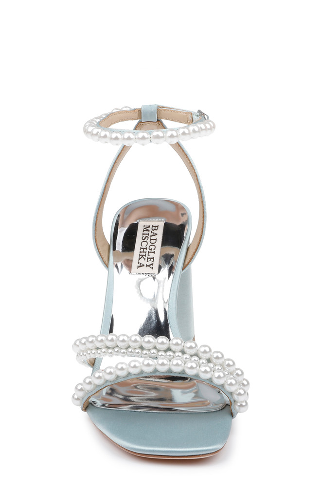 Badgley Mischka Feisty Pearl Block Heel