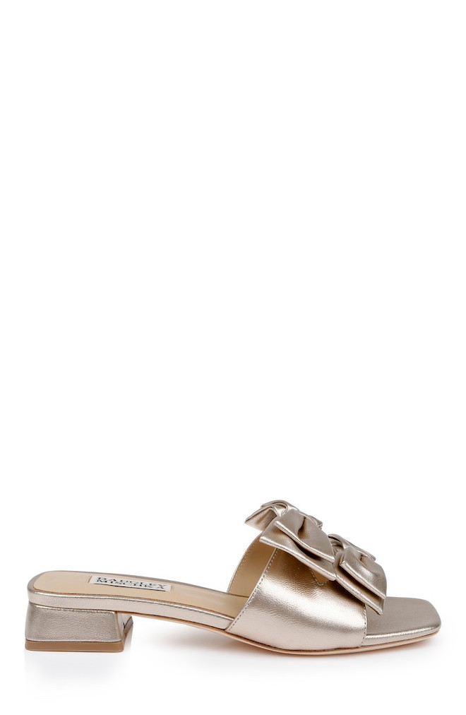 Badgley Mischka Giorgia II Low Block Slide Sandals