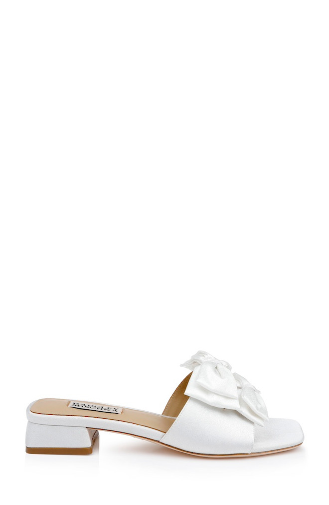 Badgley Mischka Giorgia Low Block Slide Sandals