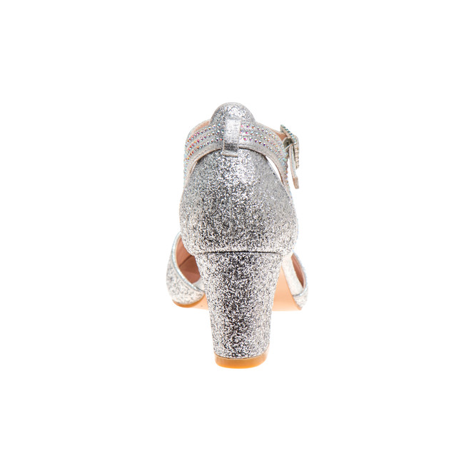 Badgley Mischka Girls' Diamante Buckle Dress Heels