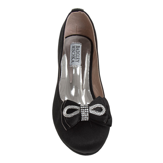 Badgley Mischka Girls' Low Heeled Dress Pumps