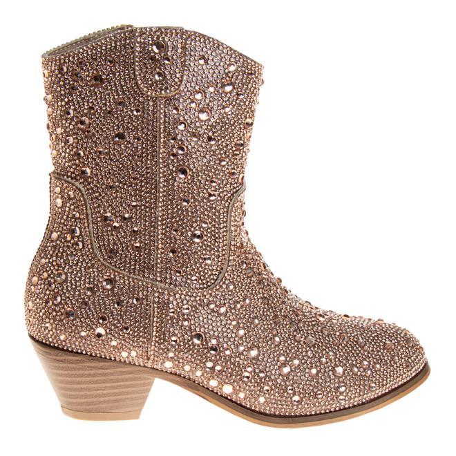 Badgley Mischka Girls’ Sparkly Cowgirl Boots