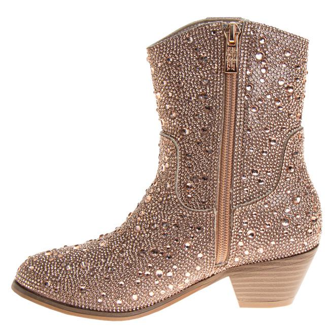 Badgley Mischka Girls’ Sparkly Cowgirl Boots