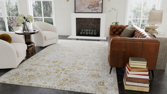 Badgley Mischka Golden Fleece Oasis Luxury Rug