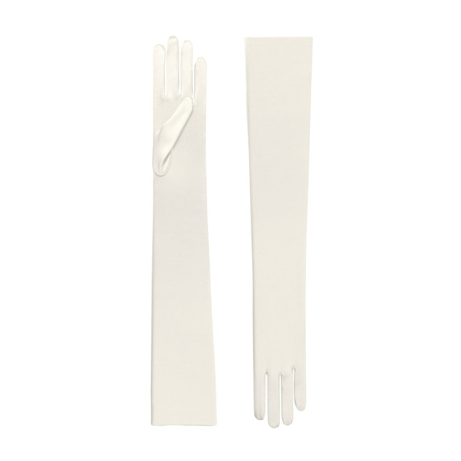 Badgley Mischka Hermione Satin Opera Glove