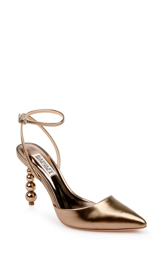badgley mischka Indie II Metallic Stiletto Heel