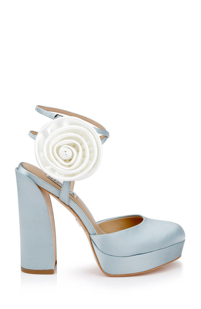 Badgley Mischka Janessa Rosette Platform Pumps