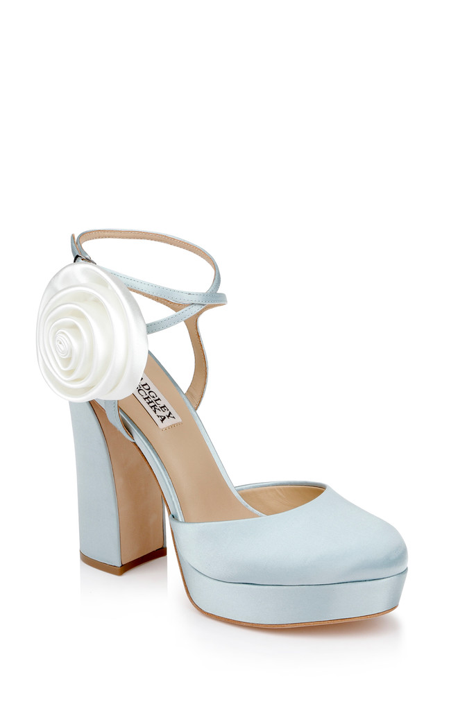 badgley mischka Janessa Rosette Platform Pumps
